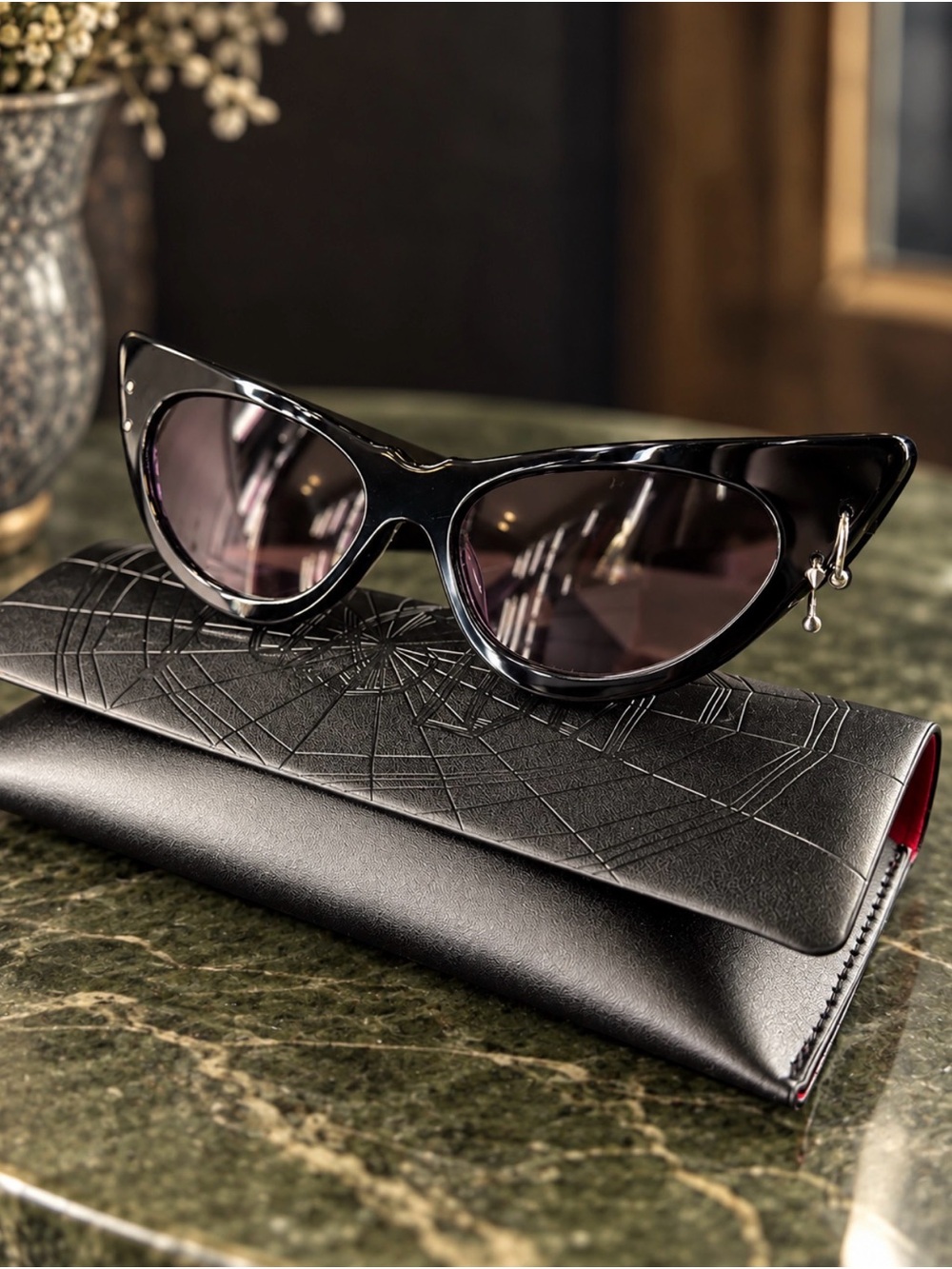 Foxblood pierced sunglasses new